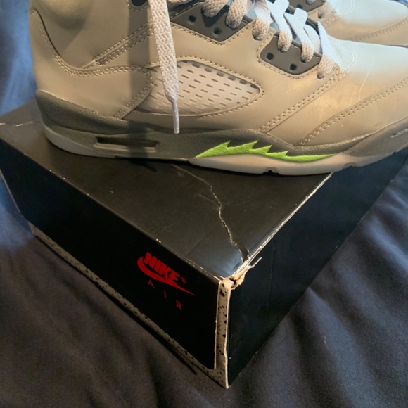 Jordan 5 “Greenbean”  Mens 7.5/Youth 6.5 - Picture 2 of 7